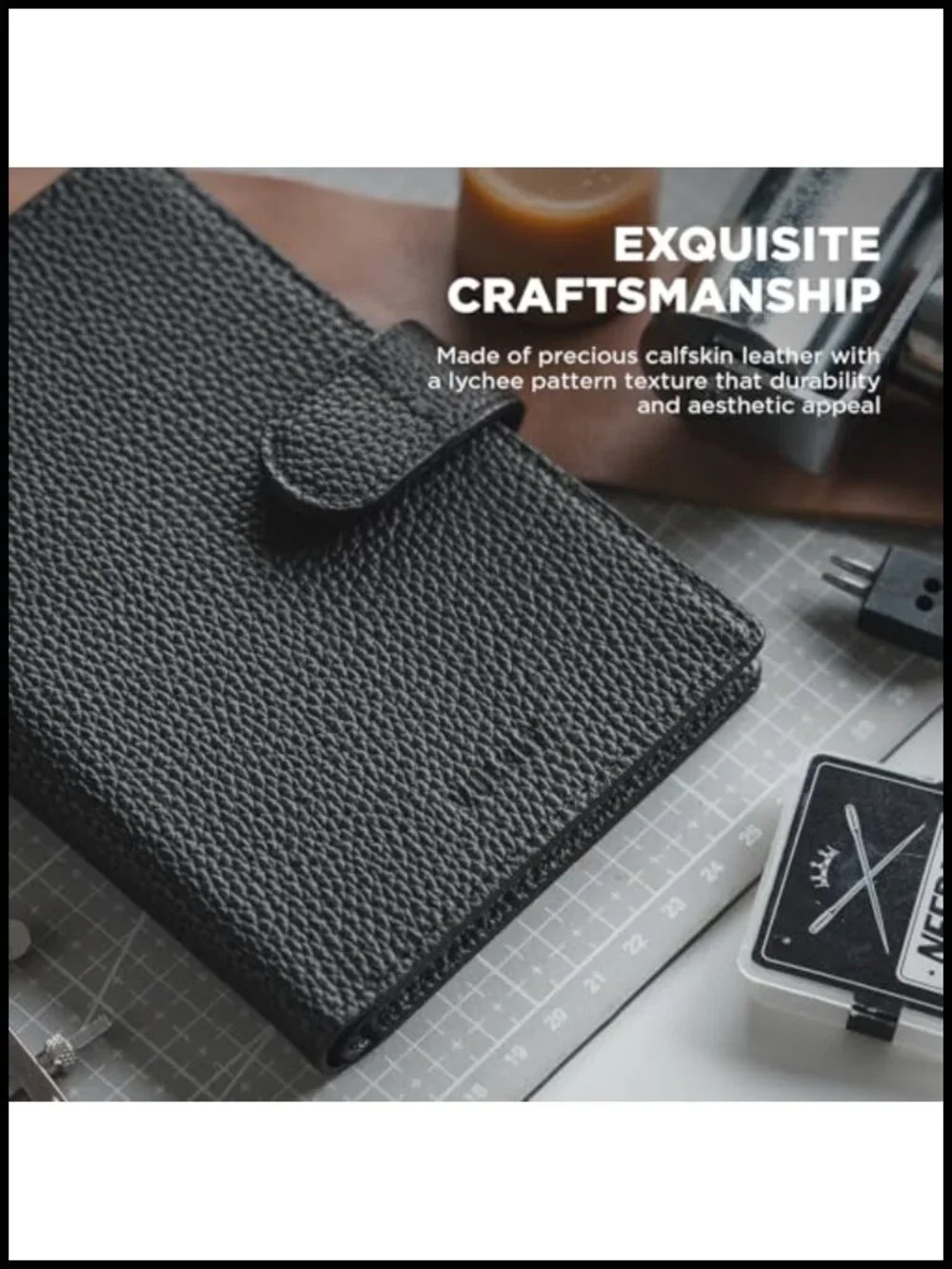 Leather Passport Wallet for 2 Passports RFID Blocking Travel Wallet Holder